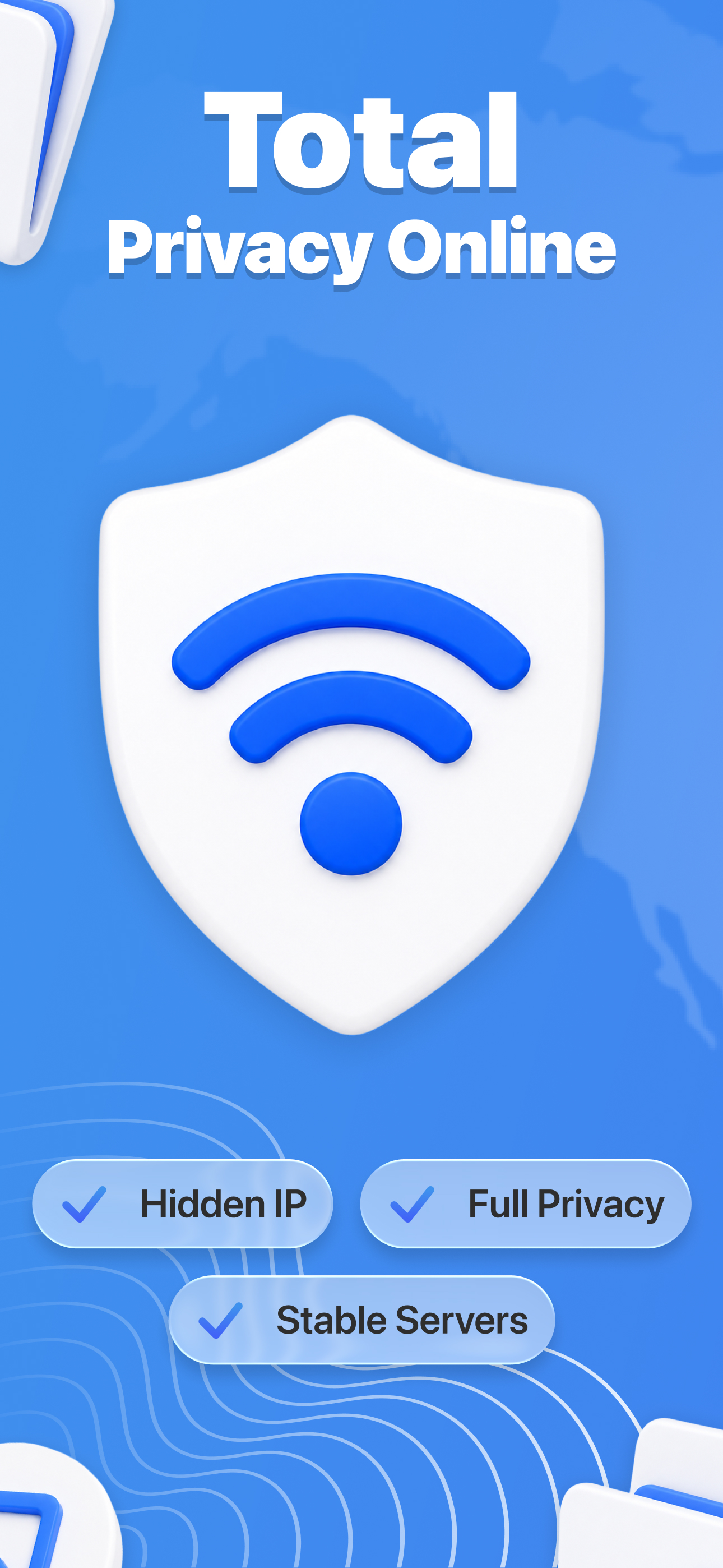 Netriva VPN main app screen