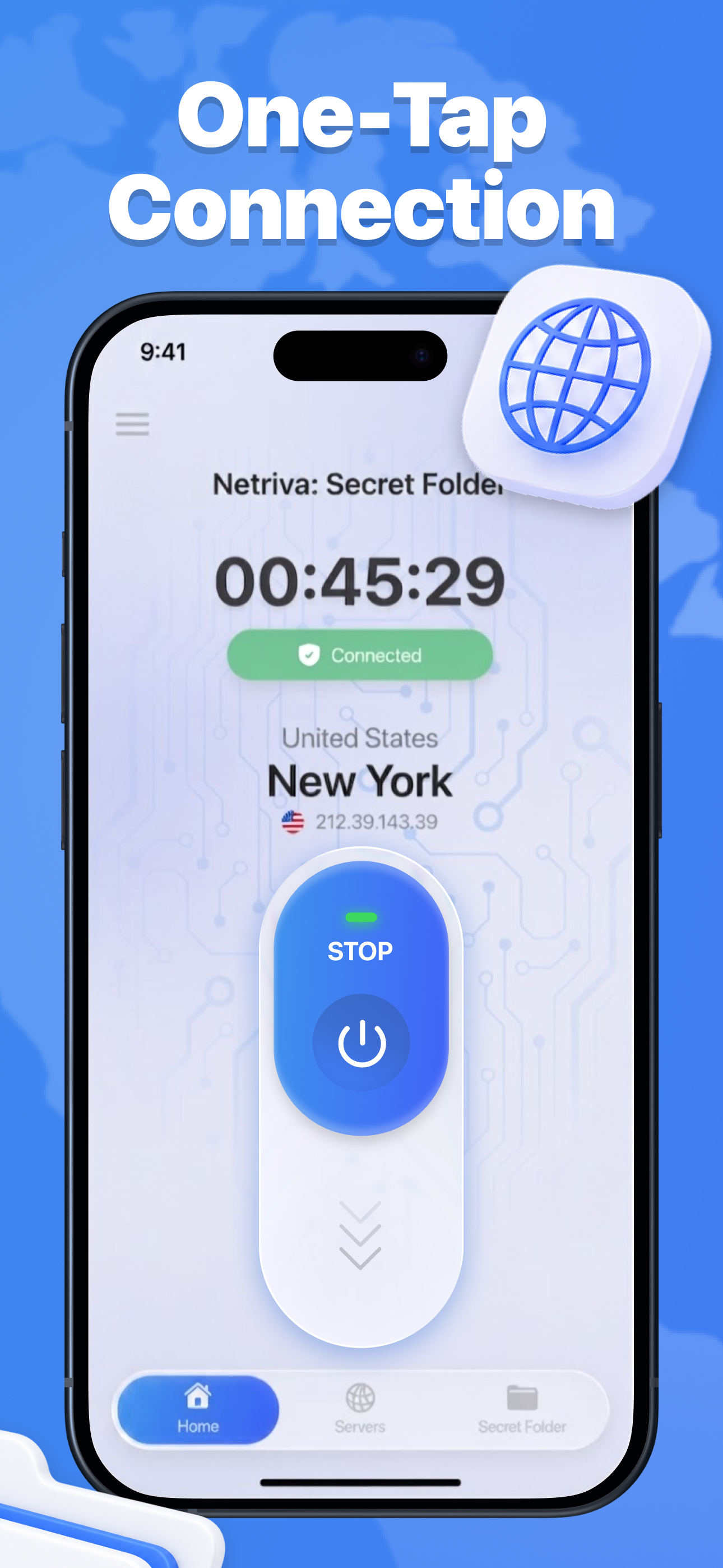 Netriva Secret Folder screen