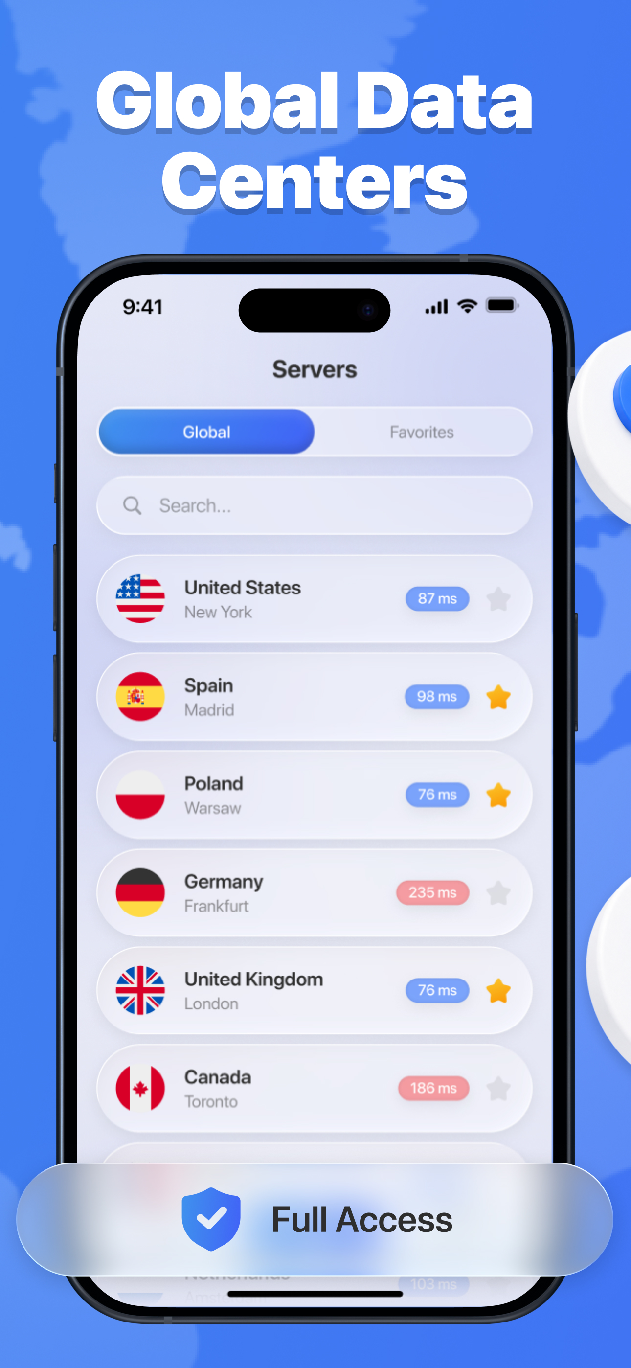 Netriva VPN connection screen